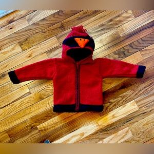 Red bird jacket